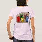 長袖フォキシフォルダー折り紙シャツ Tシャツ (裏面)