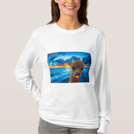 長袖ベーシックtee女性 tシャツ