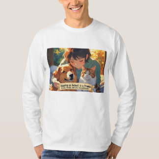 長袖ユニセックスシャツ Tシャツ