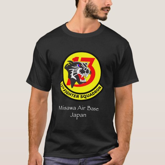 長袖三沢空軍基地第13戦隊 Tシャツ (正面)