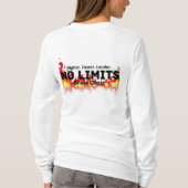 長袖前後の女性用真鍮コーラス Tシャツ (裏面)