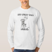 長袖得Tシ実在ャツを直して座る Tシャツ (正面)