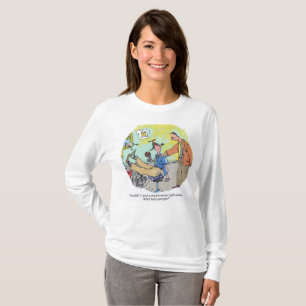 長袖漫画のシャツ Tシャツ