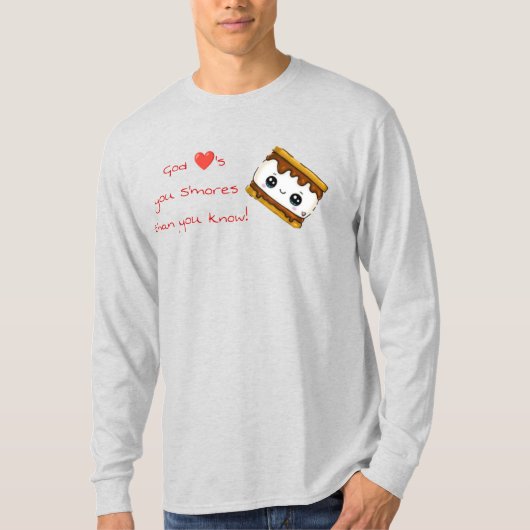 長袖SモーレスTシャツ Tシャツ (正面)