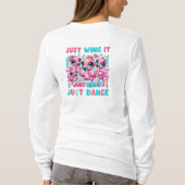 長袖Tシャツかわいいフラミンゴファッション!🦩 Tシャツ (裏面)