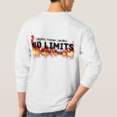 長袖Tシャツは無制限 Tシャツ (裏面)