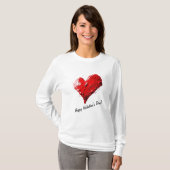 長袖Tシャツバレンタインデー Tシャツ (正面フル)