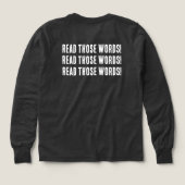 長袖Tシャツ - サイズ指定可 (デザイン背面)