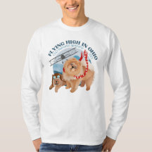 長袖Tシャツ – ロゴ付き淡色