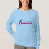 長袖Tシャツ-歩くが過大評価 Tシャツ (正面)