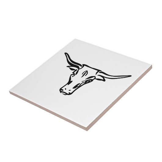 長角牛 タイル (側面)