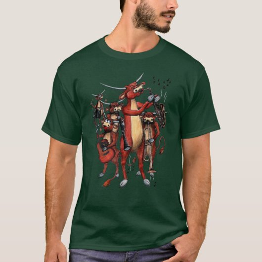 長角牛moo sic tシャツ (正面)