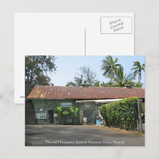 長谷川店 ポストカード (正面/裏面)