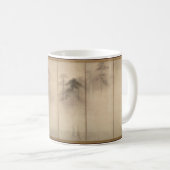 長谷川等伯松16世紀の茶色 コーヒーマグカップ (正面右)