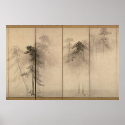 長谷川等伯松16回目日本の ポスター (正面)