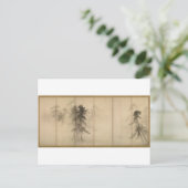 長谷川等伯16世紀の松 ポストカード (スタンド正面)