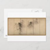 長谷川離れ東博「松の屏風」 ポストカード (正面/裏面)