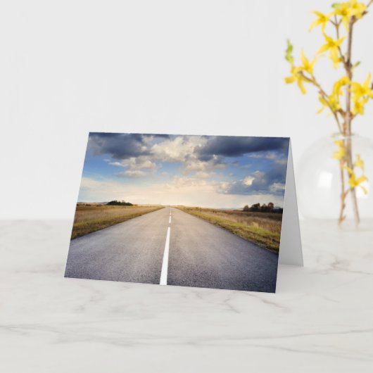 長距離の人間関係 カード (黄色い花)