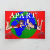 長距離の情事の挨拶状 カード (内部)