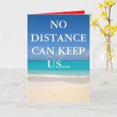 長距離の情事の挨拶状 カード (黄色い花)