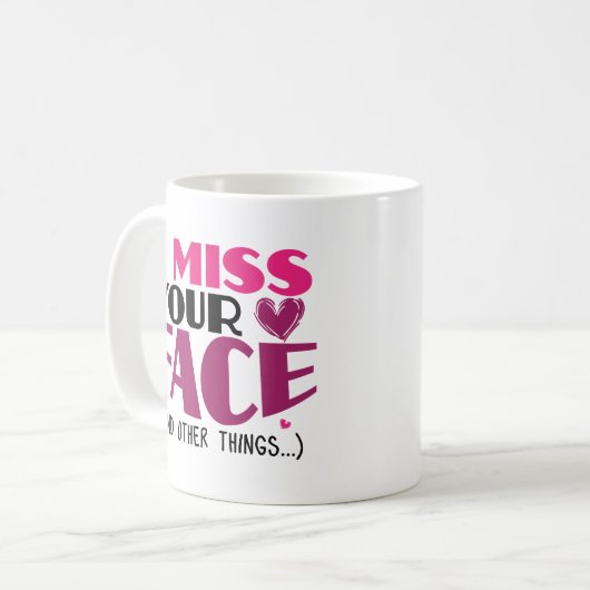 長距離はコーヒー・マグの人間関係のギフトをつなぎます コーヒーマグカップ (正面左)