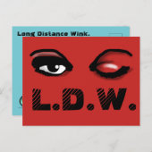 長距離ウインクカード ポストカード (正面/裏面)