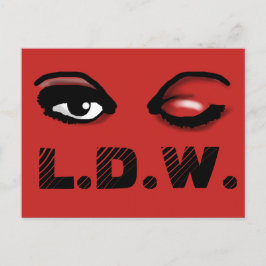 長距離ウインクカード ポストカード