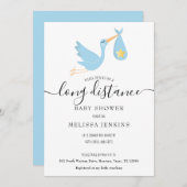 長距離シャワーバイメールブルーストークスター 招待状 (正面/裏面)