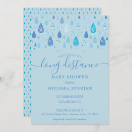 長距離シャワー/スプリンクル（郵送） 招待状