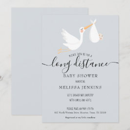 長距離シャワー / メールでお祝い 招待状