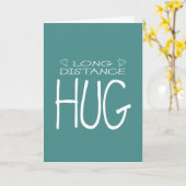 長距離ハグ カード (黄色い花)