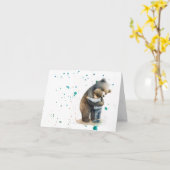 長距離ハグ カード (黄色い花)