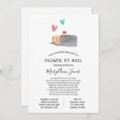 長距離ブライダルシャワー(メール別) 招待状 (正面/裏面)