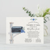 長距離ブライダルシャワー（メール別） 招待状 (スタンド正面)