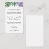 長距離ベビーシャワーの吸盤 エンクロージャーカード (正面/裏面)