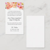 長距離ベビーシャワーインサート エンクロージャーカード (正面/裏面)