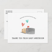 長距離ベビーシャワーbyメールありがとう ポストカード (正面/裏面)