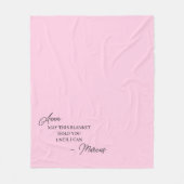 長距離人間関係ギフトガールフレンド用ファイル フリースブランケット (正面)