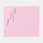 長距離人間関係ギフトガールフレンド用ファイル フリースブランケット (正面(横))