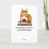 長距離人間関係バレンタインデー カード (裏面)