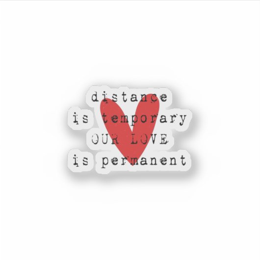 長距離人間関係LDR シール (正面)