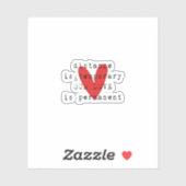 長距離人間関係LDR シール (シート)