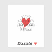 長距離人間関係LDR シール (シート)