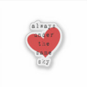 長距離人間関係LDR シール (正面)