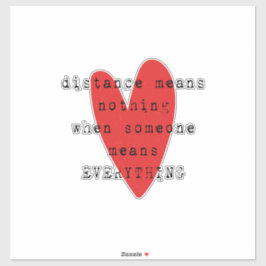 長距離人間関係LDR シール