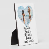 長距離友情BFFフレンズのギフトベッティ フォトプラーク (側面)