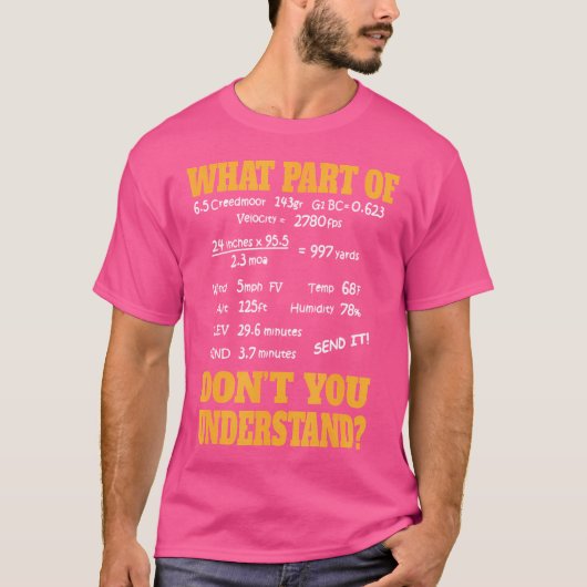長距離射撃競技射撃 Tシャツ (正面)
