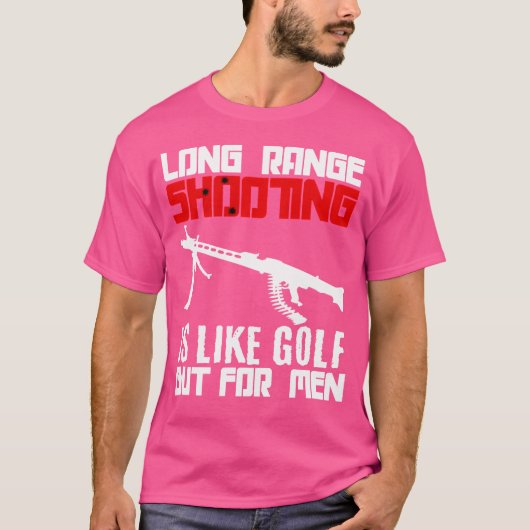長距離射撃 おもしろS Tシャツ (正面)
