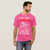 長距離射撃、 発砲ゴルフに似ている男性へがSni Tシャツ (正面フル)