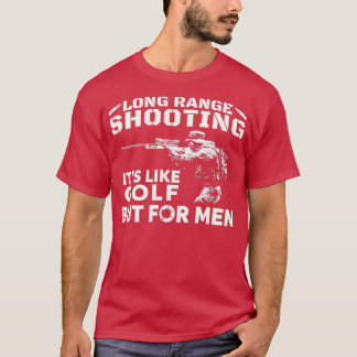 長距離射撃、 発砲ゴルフのようにFor Tシャツ